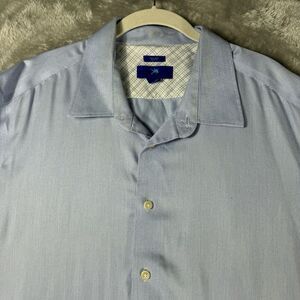 Egara Shirt Mens XXL Blue Non Iron Office Casual‎ Slim Fit